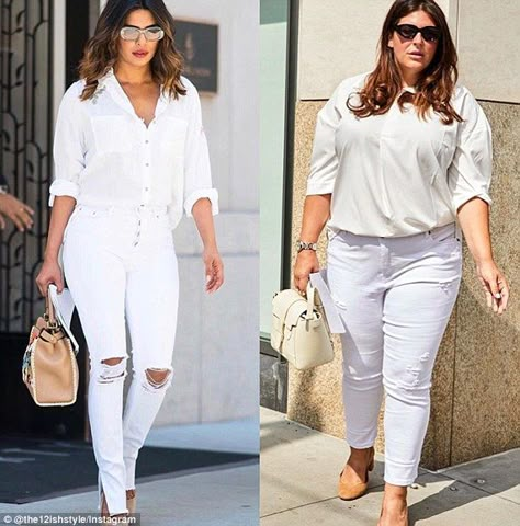 Plus-size woman recreates Meghan and Prince Harry pictures Katie Sturino, Plus Size Outfits Casual, Plus Size Tips, Fashion Petite, Shirred Dress, Trendy Swimwear, Plus Size Fashion For Women, Charlize Theron, Look Plus