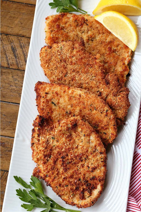 Turkey Cutlet Recipes, Cutlet Recipes, Turkey Chops, Cooking Turkey Breast, Breaded Chicken Cutlets, Turkey Cutlets, Turkey Tenderloin, Cutlets Recipes, Turkey Breast Recipe