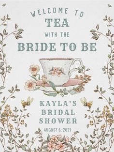 Tea Party Bridal Shower Decorations, Bridal Shower Tea Party Theme, Tea Party Wedding Shower, Tea Bridal Shower, Bridal Shower Tea Party, Garden Bridal Showers, Bright White Background, Bridal Tea Party, Bridal Shower Inspo