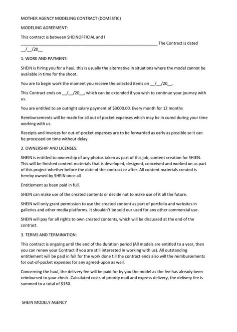 This is what the fake model contract from SHEIN looks like. Read all about the scam on the Geek Mamas blog Modeling Contract, Pr Boxes, Model Contract, Internet Scams, Mama Blog, Geek Stuff, Internet, Reading, Quick Saves