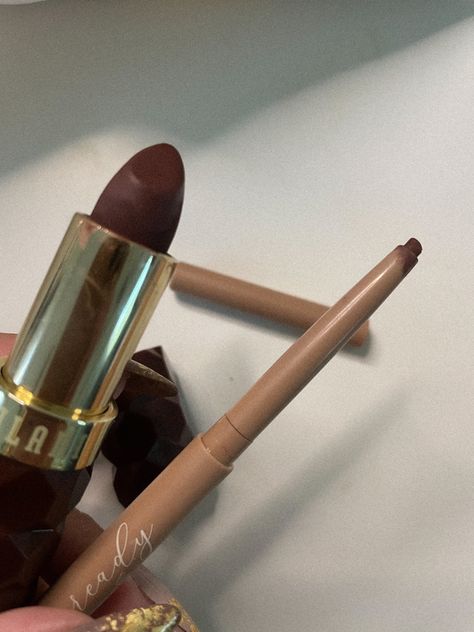 #brownlip #brown #lipstick #lipliner #fallmakeup Brownish Lipstick, Brown Lipstick Aesthetic, Lipliner Aesthetic, Brown Lipliner, Beige Lipstick, Makeup Aesthetics, Moon Board, Bday Wishlist, Fashion Minimal