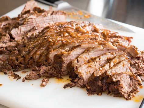 Jewish-Style Braised Brisket With Onions and Carrots Recipe Traditional Jewish Brisket Recipes, Jewish Beef Brisket Recipes, Jewish Brisket Recipes Ovens, Braised Brisket Recipes Oven, Brisket Jewish, Jewish Brisket Recipes, Jewish Brisket, Best Brisket Recipe, Brisket Crock Pot