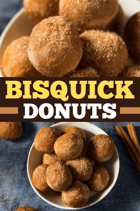 Bisquick Sweet Biscuits, Bisquick Doughnuts Recipes, Bisquick Bread Recipes, Bisquick Recipes Dessert, Bisquick Donut Recipe, Bisquick Dessert Recipes, Bisquick Desserts, Bisquick Inspired Recipes, Bisquick Biscuits