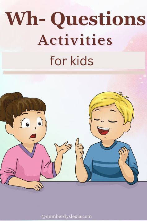 Here is we talk about the some fun and engaging wh-question activities that are easy, entertaining, and a wonderful way of teaching kids wh-questions and their importance. It helps effectively carry out the conversations, making sense of them and the world around us.They are crucial for a child’s overall development and learning of necessary life skills.# @whquestions @activitiesforkids #learning #boostconfidence. You can also download the PDF version the link is given below as: Teaching Wh Questions, Wh Words Activities, Wh Questions Kids, Wh Questions Games, Wh Questions Speech Therapy, Speech Therapy Free, Language Activities Preschool, Wh Questions Activities, Preschool Language