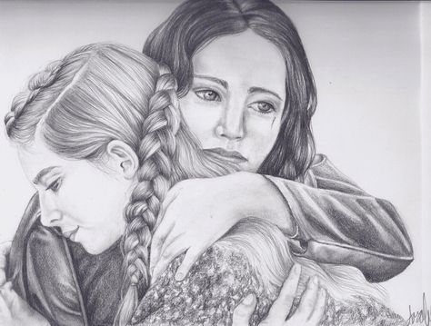 Katniss and Prim Katniss And Prim Fanart, Disney Gender Bender, Hunger Games Katniss, Hunger Games Fan Art, Plan Image, Harry Styles Live On Tour, I Volunteer As Tribute, Ship Drawing, Fan Art Drawing