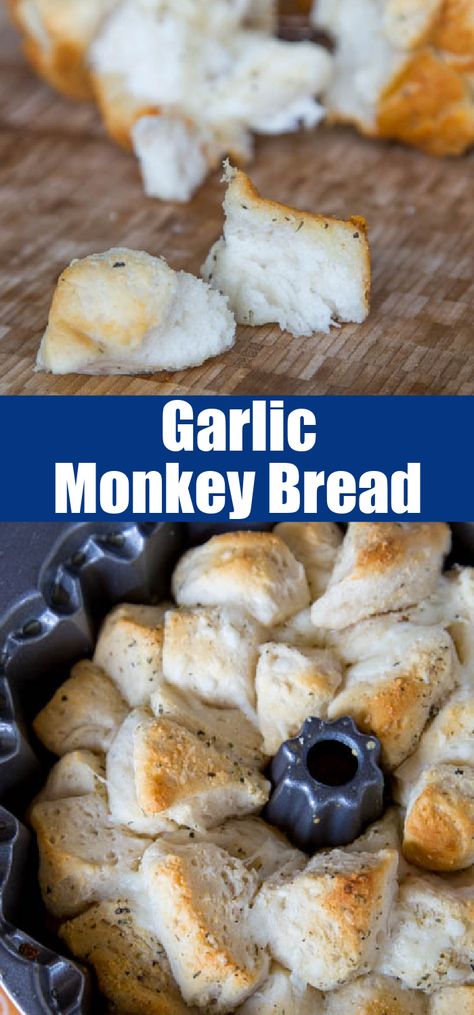 Grumpy Monkey, Garlic Monkey Bread, Monkey Breads, Best Homemade Bread Recipe, Pillsbury Biscuits, Recipe Bread, Baked Recipes, Brunch Inspiration, Herb Bread