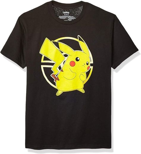 Pokemon Pokémon Pikachu Poké Ball Icon Trainer T-Shirt T Shirt Pokemon, Popular Pokemon, Pokemon Trainers, Pokemon Pikachu, T Shirt Image, Pocket Monsters, Great T Shirts, Branded T Shirts, Men Short Sleeve