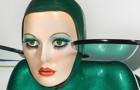 image therapy | Allen Jones: Table Sculpture (1970) ... Allen Jones, Table Sculpture, Fiberglass Resin, Figurative Sculpture, Art Exhibition, Exhibitions, Modern Art, Halloween Face Makeup, Pop Art