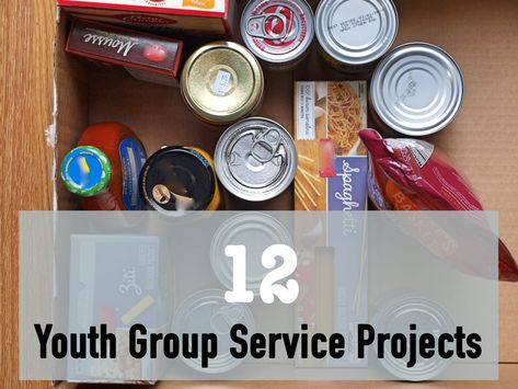 Youth Group Service Projects, Youth Service Ideas Church, Service Project Ideas, Church Youth Group Activities, Youth Group Events, Church Youth Activities, Service Activities, Youth Church, Outreach Ideas