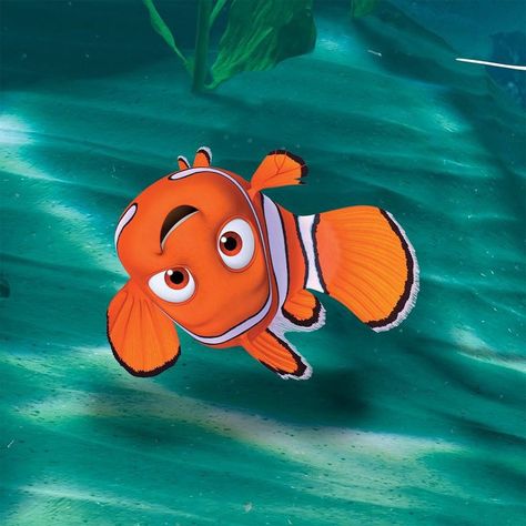 Orange Pfp Icon, Nemo Fish Cartoon, Iconic Disney Scenes, Nemo Aesthetic, Pixar Icons, Disney Widgets, Ikan Nemo, Nemo Wallpaper, Disney Pfp