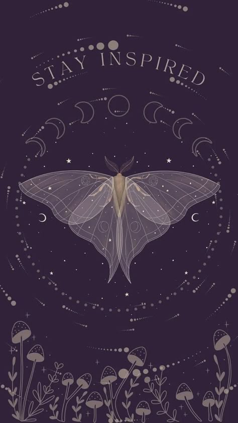 Ambra Aesthetic, Mystical Wallpaper Iphone, Moth Wallpaper Iphone, Arty Wallpapers, Purple Dark Aesthetic, Phone Wallpaper Template, Wiccan Wallpaper, Moth Wallpaper, Mystic Wallpaper