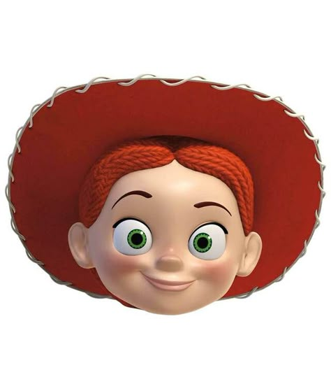 Jesse Toy Story, Star Face, Woody And Jessie, Party Face Masks, Jessie Toy Story, Toy Story Theme, Toy Story Characters, Toy Story Birthday Party, Woody Toy Story