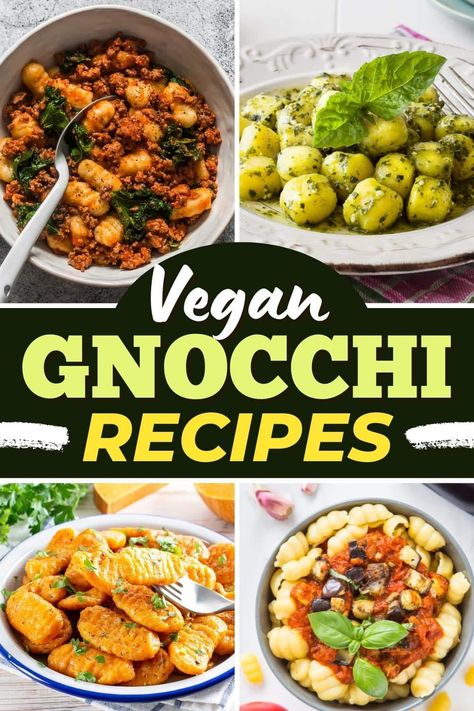 Gnocci Meals Gnocchi Recipes Vegan, Vegan Recipes Gnocchi, Gnocci Meals Vegan, Vegan Recipes With Gnocchi, Plant Based Gnocchi Recipes, Gnocchi Dairy Free Recipes, Vegan Gnocchi Recipes Dinners, Gnocchi Sauce Vegan, Vegan Gnocchi Sauce