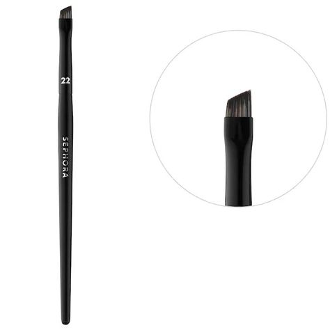 Makeup Brushes | Abby Neff Sephora Foundation, Liner Looks, Dramatic Eyeliner, Sephora Brushes, Bronzer Brush, Liner Brush, Eyelash Brush, Highlighter Brush, Sephora Beauty