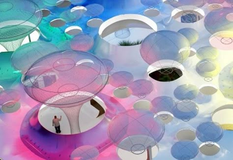 Mobilizarte: Prefab Balloon Pavilion Will Travel Throughout Brazil Before 2016 Olympics Art Pavilion, Big Architects, 2014 World Cup, Mix Use Building, Landscape Concept, Architecture Concept Drawings, Mobile Art, Mixed Use, Design Innovation