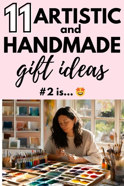 Artsy DIY Gift Ideas for Friends and Family: Holiday Gift Fun! Whether you want to make your own birthday gift, holiday gift, christmas gift, or more, learn how to use your art skills to make some custom DIY gifts for your friends and family. Handmade notebooks, tote bags, calendars, decorative signs, and more. Whether you love to draw, paint, watercolor, or use digital art, have fun making unique, personalized presents. In this article, get inspiration for your next art project turned gift! Painted Gifts For Friends, Handmade Gifts For Friends Birthday Diy, Diy Gift Painting, Bff Handmade Gift Ideas, Gift For Creative Person, Painting Present Ideas, Diy Gifts Painting, Homemade Art Gifts, Diy Painting Gift Ideas