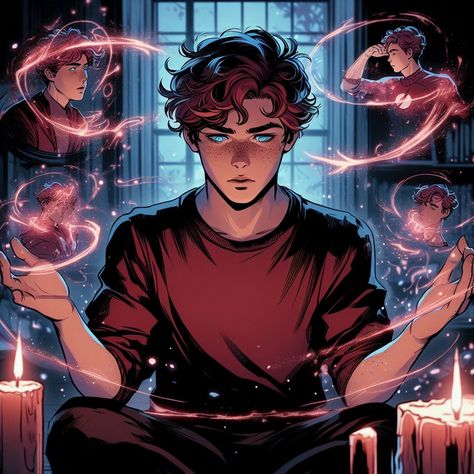 Wiccan Marvel Fanart, Male Wanda Maximoff, Male Scarlet Witch, Wiccan Fanart, Male Witch Art, Wiccan Marvel, Super Hero Powers, Scarlet Witch Costume, Xman Marvel