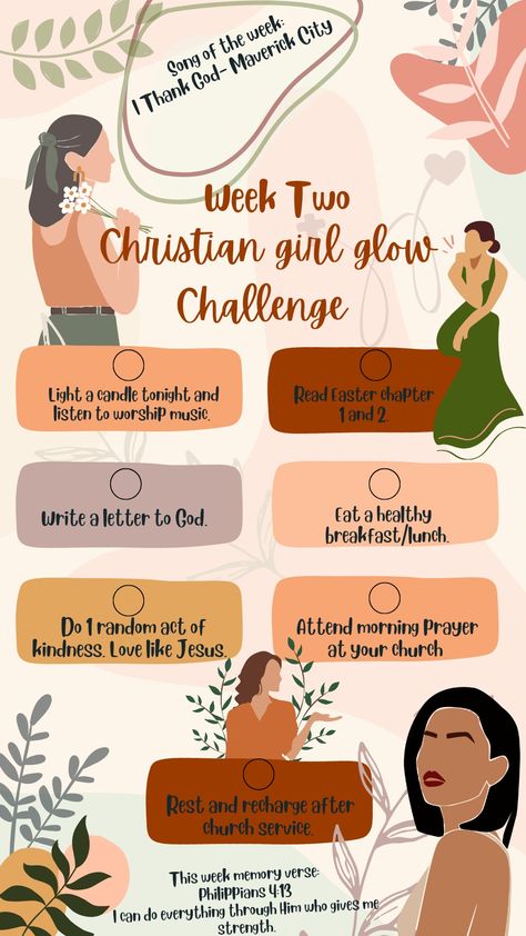 Christian Girl Challenge, Christian Influencer Aesthetic, Christian Glow Up Challenge, Christian Woman Aesthetic Wallpaper, Christian Girl Glow Up, Christian Glow Up, Jesus Challenge, Woman Of God Aesthetic, Christian Glowup