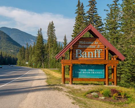 Sign of the town of Banff. Alberta , #AFF, #town, #Sign, #Alberta, #Banff #ad Banff Aesthetic, Banff Town, Banff Downtown, Edmonton Alberta Aesthetic, Canmore Alberta, Bamf Canada Banff Alberta, Calgary Canada, Banff National Park Canada, Banff Alberta