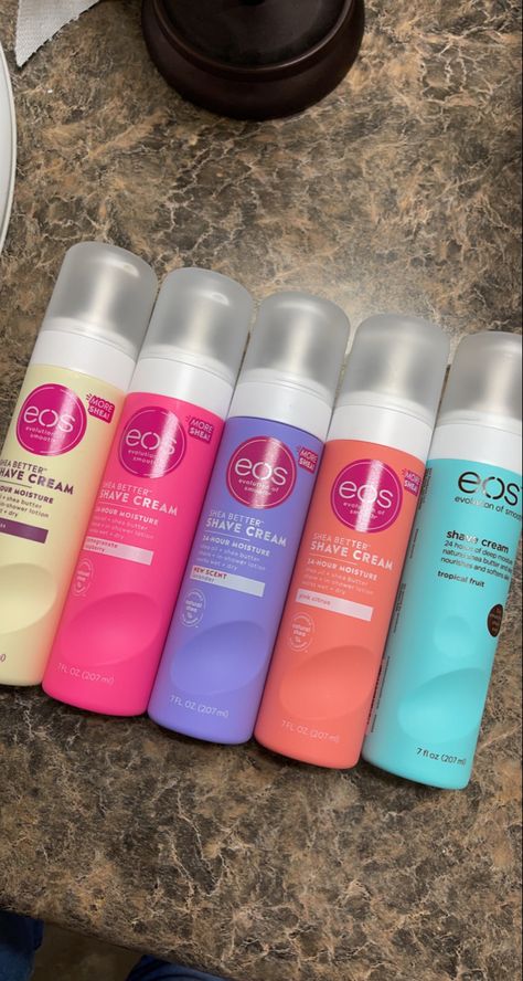 Aesthetic Shaving Cream, Eos Lotion Aesthetic, Eos Shave Cream Vanilla, Eos Shaving Cream Sensitive, Travel Size Shaving Cream Eos, Eos Shaving Cream, Best Shaving Cream, Beauty Care Routine, Body Hygiene