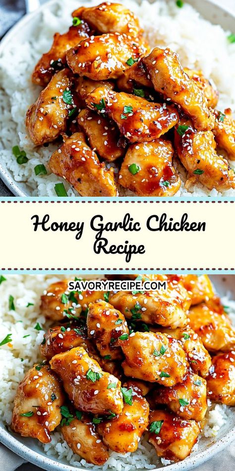 Honey Garlic Chicken Sauce, Quick Chicken Thigh Recipes, Quick Dinner Meals, Sticky Chicken Recipe, Garlic Ginger Chicken, Easy Honey Garlic Chicken, Garlic Chicken Thighs, Healthy Chicken Thigh Recipes, Honey Chicken Recipe