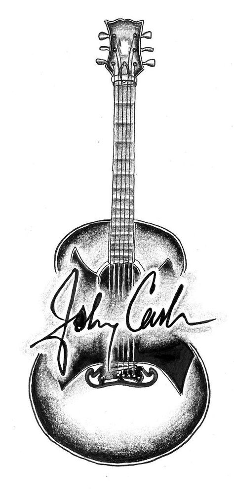 . Johnny Cash Guitar Tattoo, Johnny Cash Museum Nashville, Cash Tattoo, Cash Quotes, Johnny Cash Tattoo, Johnny Cash Art, Grandfather Tattoo, Johnny Cash Quotes, Signature Tattoo