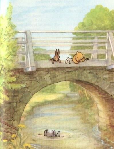 Winnie The Pooh And Friends, Pooh And Friends, A Bridge, Winnie The Pooh, Bridge, Dogs, Water, Animals