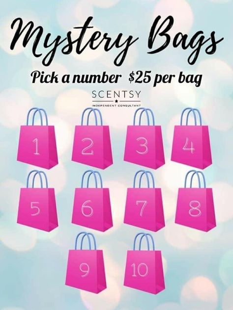 Scentsy Baskets Ideas, Scentsy Post Ideas 2024, Scentsy Mystery Bag Ideas, Mystery Bags Scentsy, Scentsy Giveaway Ideas, 2023 Scentsy, Topanga Scents, Paparazzi Games, Scentsy Sample Ideas