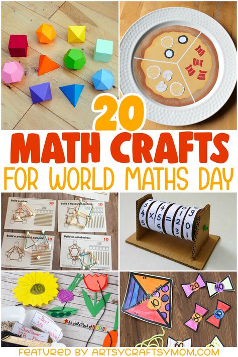 Math Art Elementary, Maths Club Activities, Maths Craft Ideas, Math Club Activities Elementary, Maths And Art, Maths Hat Ideas Kids, Math Hat Ideas Kids, Kindergarten Math Art, Math Day Activities