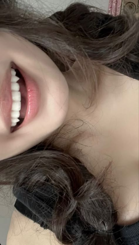 Fang Teeth Aesthetic, Cute Teeth Aesthetic, Natural Sharp Canine Teeth Human, Perfect Teeth With Fangs, Pointy Canine Teeth, Smile Claim For Dr, Canine Teeth Human Aesthetic, Perfect Smile Aesthetic, Permanent Fangs