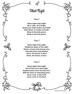 Christmas Carols Lyrics, Christmas Carols Songs, Catholic Holidays, Christmas Songs Lyrics, Nightmare Before Christmas Drawings, Nights Lyrics, Acoustic Guitar Music, Auld Lang Syne, Cat Coloring Book