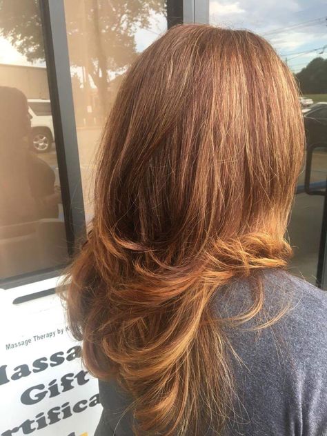 Copper highlights caramel highlights red and blonde summer hair fall hair reds blondes copper rust orange Rust Orange Hair, Rust Orange Hair Color, Rust Hair Color, Dark Auburn Hair, Dark Auburn, Hair Color Orange, Copper Highlights, Caramel Highlights, Red To Blonde