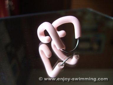 A basic nose clip with a wired frame and a latex padding Swimming Nose Clips, Swimming Tips, Nose Clip, Advantages And Disadvantages, Triathlon, Swimming, Frame