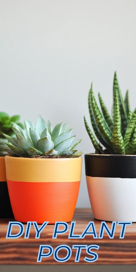 Elevate your indoor garden with these DIY personalized plant pots. Customize ordinary pots into stylish decor pieces with paint, stencils, and unique designs for a functional and unique touch. Get inspired and create unique plant containers. Diy Plant Pots, Plant Pot Diy, Plant Containers, Paint Stencils, Unique Decorations, Outdoor Pots, Adhesive Tiles, Unique Plants, Diy Garden Projects