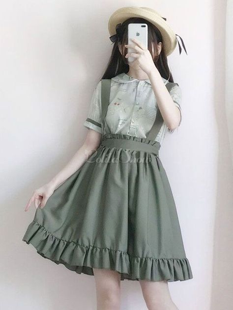 Lolita Outfit, Lolita Outfits, Classic Lolita, Old Fashion Dresses, Jumper Skirt, Kawaii Fashion Outfits, Mori Girl, 가을 패션, Kawaii Clothes