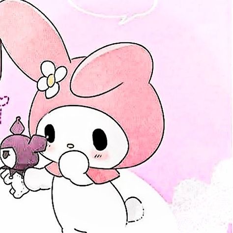 2 Matching Pfp Couple, My Melody And Kuromi Pfp, Wallpaper Matching, Couple Pp, Bff Matching, Matching Pfp Couple, Best Friend Match, My Melody Wallpaper, Hello Kitty Aesthetic