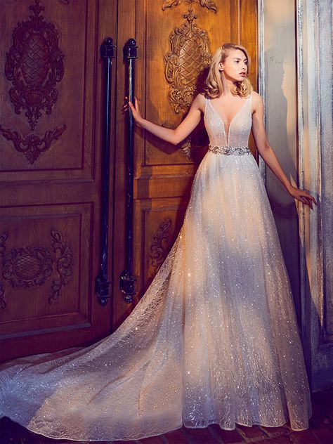 17244 Raine Wedding Dresses Sparkly, Blue Wedding Gowns, Wedding Gown Gallery, Calla Blanche, Sparkly Wedding Dress, Sparkly Wedding, Stunning Wedding Dresses, Bride Gowns, New Wedding Dresses