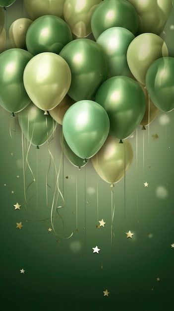 Green Frame Background, Birthday Invitation Background, Bunch Of Balloons, Birthday Photo Frame, Birth Day, Mom Party, Birthday Banner Design, Birthday Wallpaper, Cash Stuffing