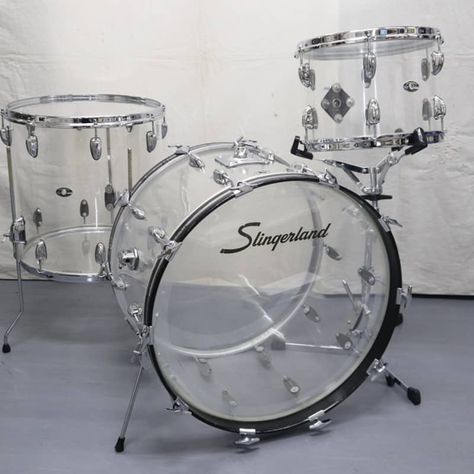 Vintage 70s Slingerland Phantom Acrylic 22.13.16!The most famous Vintage acrylic drum is Ludwig's VistaLite, but Slingerland also had an acrylic ki... Guitar Drawing, Drum Keys, Gibson Epiphone, John Bonham, Japanese Market, Drum Kit, Fender Bass, The Phantom, Vintage Bass Guitars