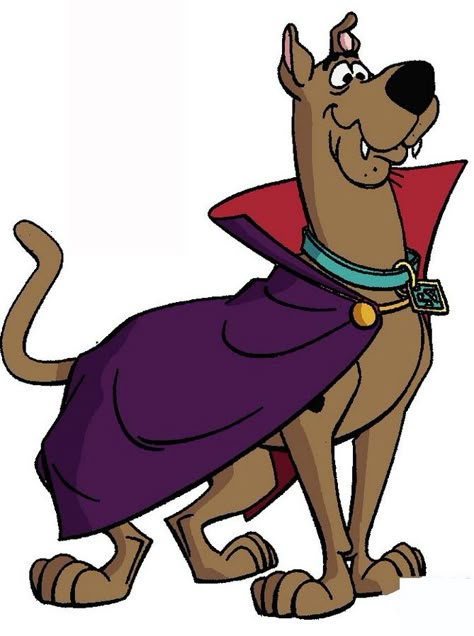 Scooby-Doo in Halloween Costume Vampire Scooby Doo Halloween Drawing, Scooby Doo Drawings, Scooby Doo Vampire, Halloween Scooby Doo, Scooby Doo Dress, Scooby Halloween, Shaggy Scooby Doo, Scooby Doo Pictures, Scooby Doo Halloween