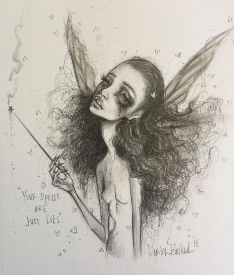 ✨ #pixiesketch #fracturedflutter Goth Wings, Dustin Bailard, Fairy Beauty, Digital Visual, Faery Art, Psy Art, Dragonfly Art, Poetry Art, Writing Art