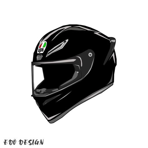 Agv vector Helmet Illustration Motorcycle, Motorcycle Helmets Art Drawing, Helmet Drawing Motorcycle, Motorbike Helmet Tattoo, Sportbike Aesthetic, Bike Helmet Tattoo, Motorcycle Helmet Tattoo Design, Agv Logo, Motorcycle Helmet Tattoo