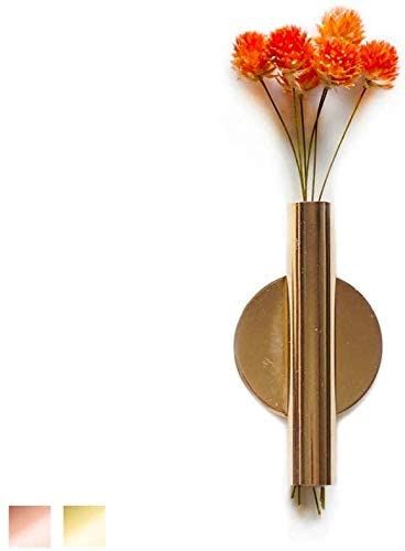 Wall Flower Vases, Wall Mounted Vase, Vase Decoration, Gold Wall Decor, Display Wall, Flower Holder, Metal Vase, Silk Flower Arrangements, Wall Vase