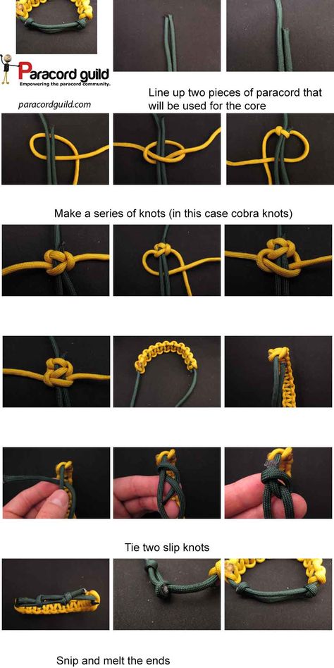 adjustable paracord bracelet instructions Para Cord Bracelets How To Make, Easy Paracord Bracelets, Para Cord Bracelets, Friendship Bracelet Instructions, Parachute Cord Bracelets, Paracord Bracelet Instructions, Bracelet Instructions, Paracord Projects Diy, Paracord Bracelet Patterns