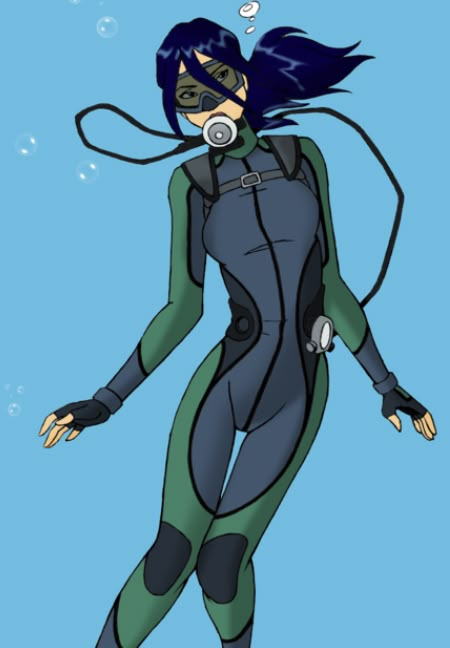 Zhalia Moon from Huntik: Secrets & Seekers in green wetsuit (concept design) Huntik Secrets And Seekers, Disc Pfp, Hero Character, Dr K, Inspiration Pics, Scuba Girl, Character Pictures, Scuba Dive