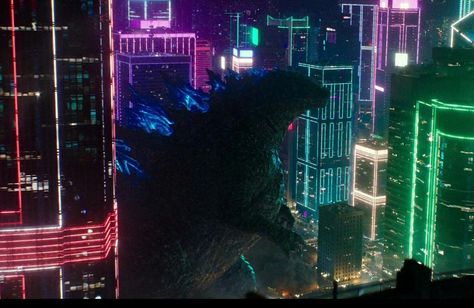 Godzilla Gif, Monsterverse Titans, Legendary Godzilla, Monsterverse Godzilla, Rainbow Border, Big Monster, Monster Verse, Godzilla Monsters, Godzilla 2