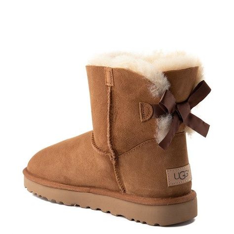 806beafe154032a5b818e97b4420ad98desc45262577ri Ugg Bailey Bow Mini, Brown Uggs, Uggs With Bows, Women Heel Boots, Womens Ugg, Mini Baileys, Bailey Bow Uggs, Ugg Style, Ugg Mini