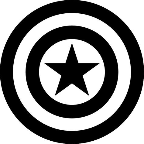 Captain America Shield Coloring Page | Educative Printable Captain America Shield Tattoo, Captain America Symbol, Avengers Symbols, Shield Tattoo, Silhouette Disney, Avengers Logo, Captain America Shield, Stencil Art, Cricut Creations