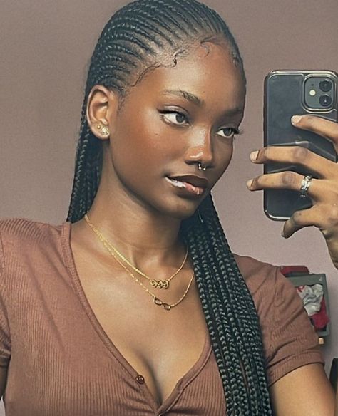 Cornrows On Black Woman, Cornroll All Back Styles, Conrows Lines With Braids, Colored Cornrows Black Women, Cornroll Braids For Black Women, Conrows Lines Straight Back, Blonde Cornrows Black Women, Colored Cornrow Braids, Cornroll Braids Hairstyles Cornrows