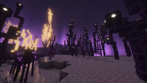 Eros Aesthetic, Hardcore Minecraft, Texture Ideas, Setting Inspiration, Pc Wallpapers, Minecraft Tutorial, Drones, Minecraft, The End